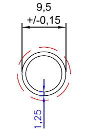 TUBO RED. 3/8 PAREDE 1.25MM - NAT - KG - NH