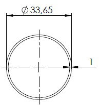 TUBO RED. 1.1/4 PAREDE 1.0MM - NAT - KG - NH