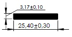 BARRA CHATA 1 X 1/8 - BC-025 - NAT. -KG