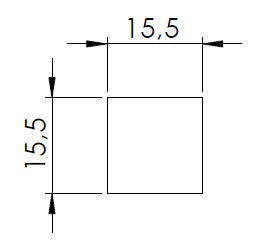 VERGALHAO QUAD. 5/8 - NAT - KG -NH